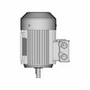 1.1Kw/1.5Hp 4 Pole 1400Rpm 19Mm Shaft Three Phase Electric Motor Reduced 80 Frame - Downloadable CAD Representation_0_270_degree_snapshot