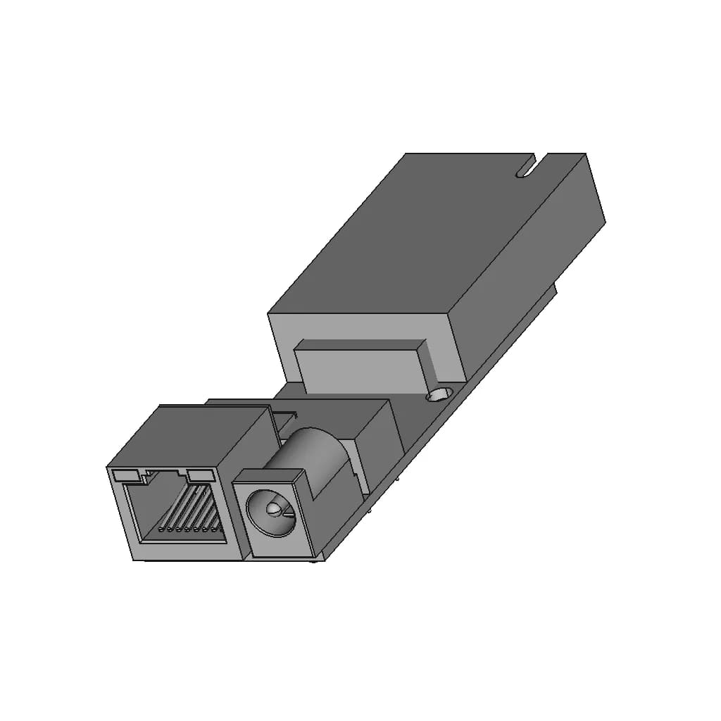 Медіаконвертер Mini Media Converter 10/100M | 3D Engineering Design File_60_30_degree_snapshot