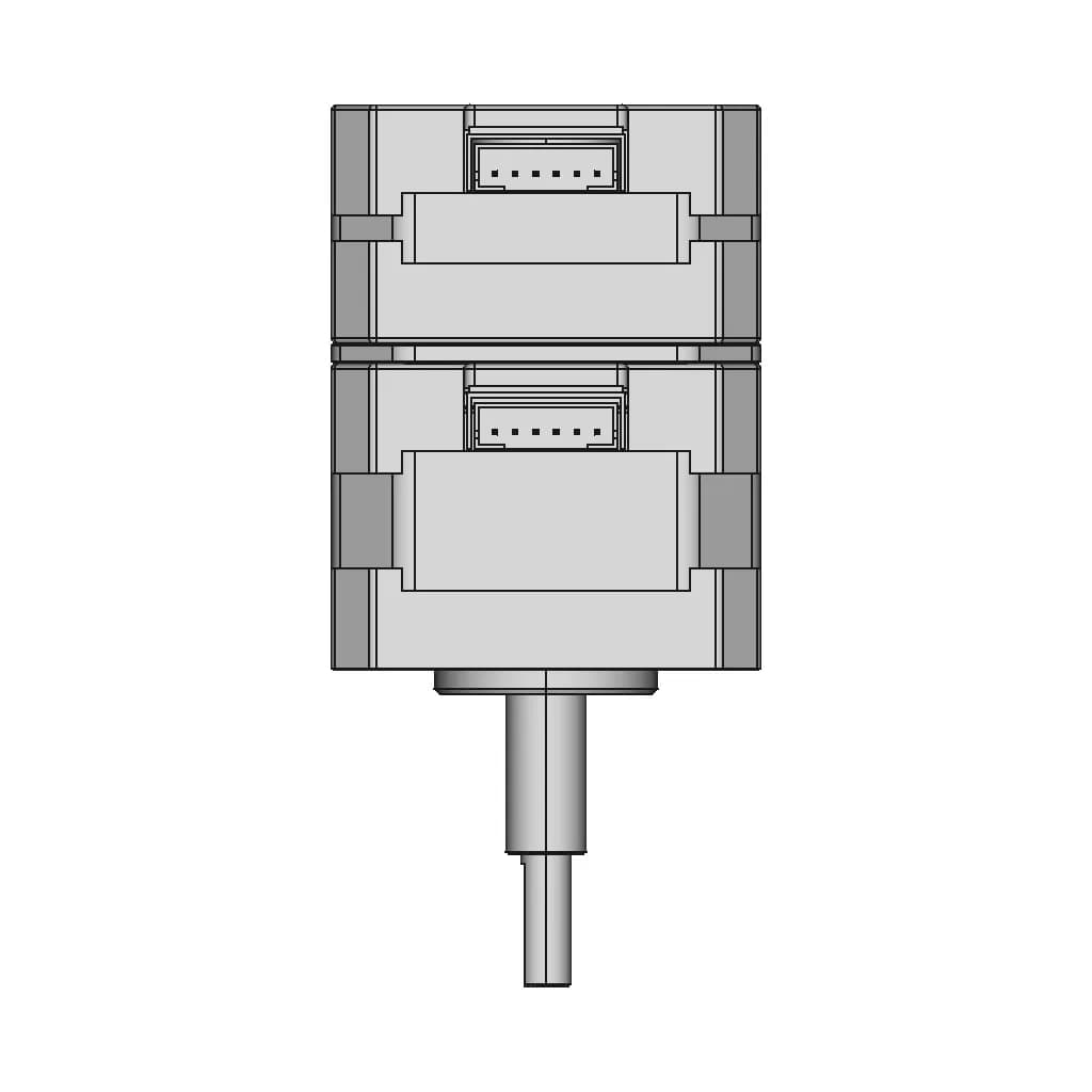 Nema 17 Stepper Motors - Coaxial, 60, 48, 39, 23Mm | 3D Engineering Design File_0_90_degree_snapshot