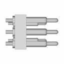 Spring Loaded Pogo Pin Connector Single Row 2.54Mm Pitch | High-Quality CAD Model_0_270_degree_snapshot