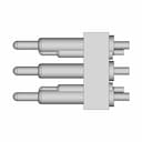 Spring Loaded Pogo Pin Connector Single Row 2.54Mm Pitch | High-Quality CAD Model_0_90_degree_snapshot