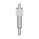 Spring Loaded Pogo Pin Connector Single Row 2.54Mm Pitch | High-Quality CAD Model_270_0_degree_snapshot