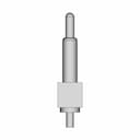 Spring Loaded Pogo Pin Connector Single Row 2.54Mm Pitch | High-Quality CAD Model_90_0_degree_snapshot