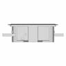 Legrand Modpower 3-Outlet Recessed Power Strip | 3D Engineering Design File_0_0_degree_snapshot