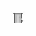 Legrand Modpower 3-Outlet Recessed Power Strip | 3D Engineering Design File_0_270_degree_snapshot