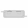 Legrand Modpower 3-Outlet Recessed Power Strip | 3D Engineering Design File_90_0_degree_snapshot