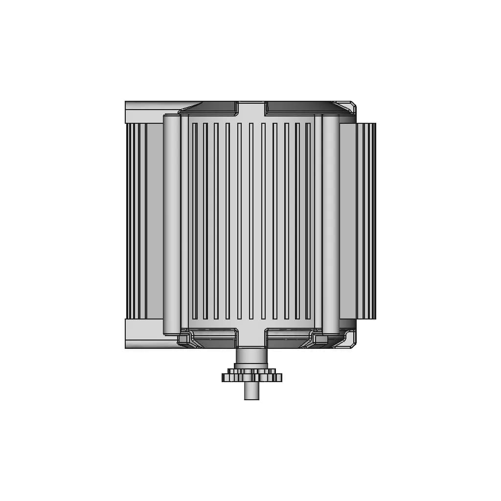 Kr5V - Kunray 72V 5000W Electric Brushless Dc Motor | 3D Engineering Design File_0_270_degree_snapshot