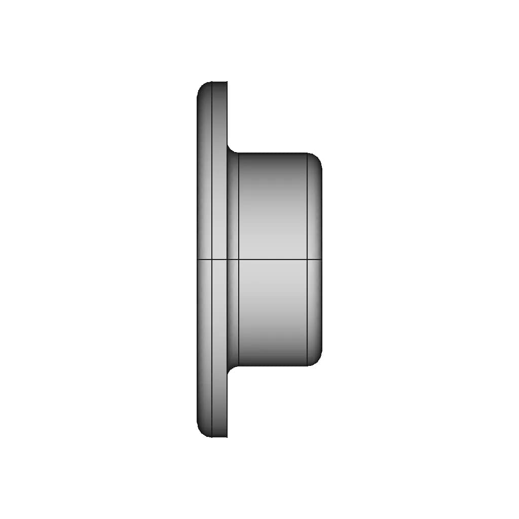 Printed Circuit Board Nut M2 - Downloadable CAD Representation_0_90_degree_snapshot