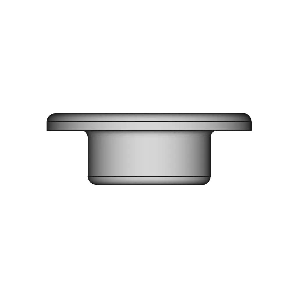 Printed Circuit Board Nut M2 - Downloadable CAD Representation_90_0_degree_snapshot