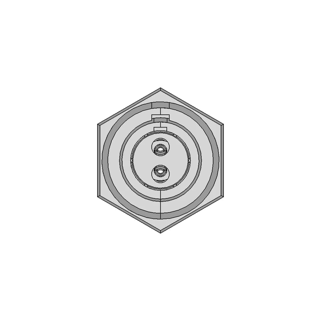 Egg Fixed Socket 0B | 3D Engineering Design File_0_0_degree_snapshot