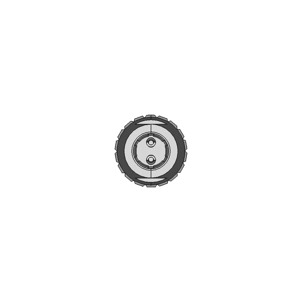Fgg Straight Plug 0B - Downloadable CAD Representation_0_0_degree_snapshot