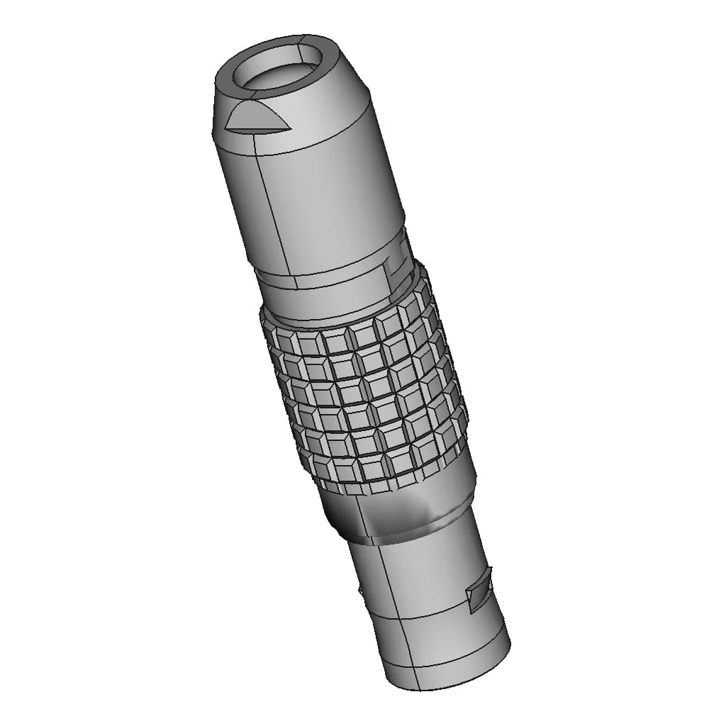 Fgg Straight Plug 0B - Downloadable CAD Representation_60_30_degree_snapshot