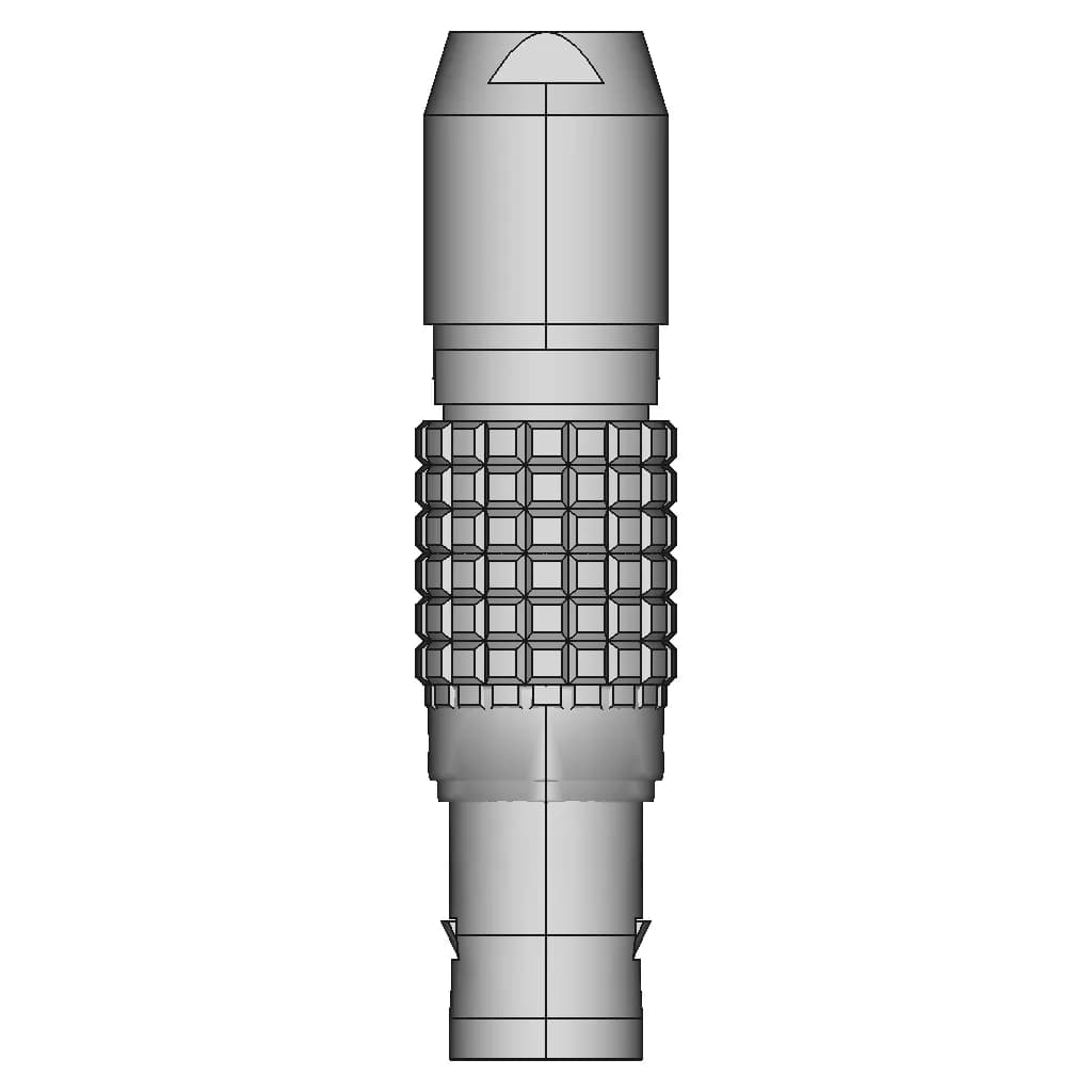 Fgg Straight Plug 0B - Downloadable CAD Representation_90_0_degree_snapshot