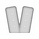 Protection Caps Tct095.264 (Moldable) - Downloadable CAD Representation_270_0_degree_snapshot