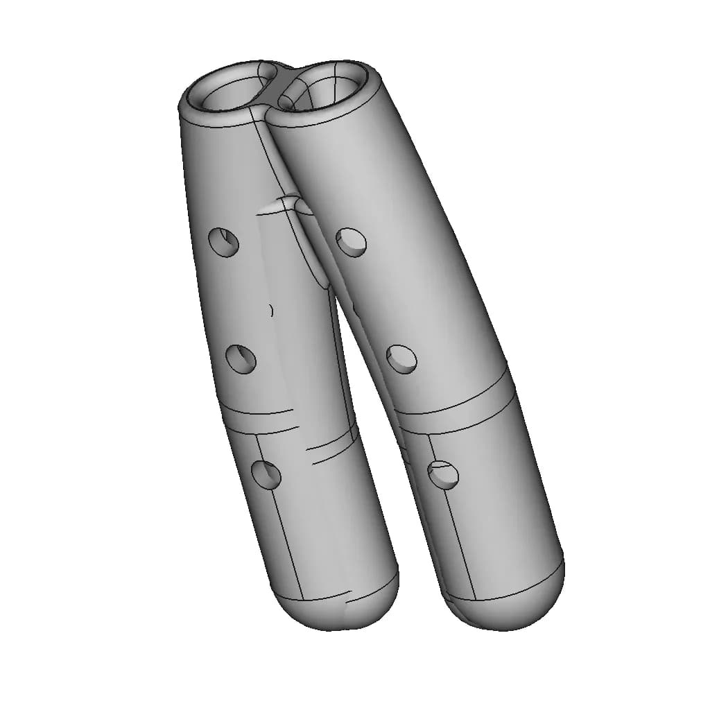 Protection Caps Tct028.208 (Moldable) | 3D Engineering Design File_60_30_degree_snapshot