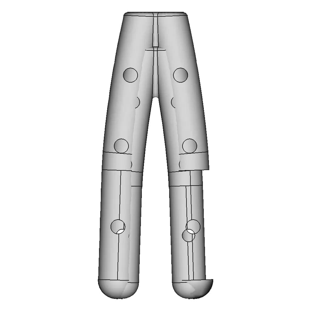 Protection Caps Tct016.191 (Moldable) | High-Quality CAD Model_90_0_degree_snapshot