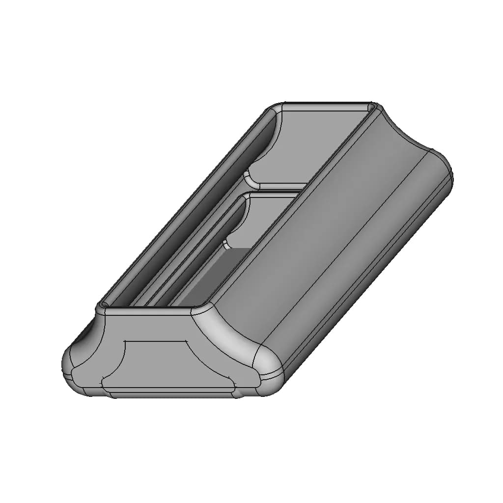 Protection Caps Tct254.445 (Moldable) | High-Quality CAD Model_60_30_degree_snapshot