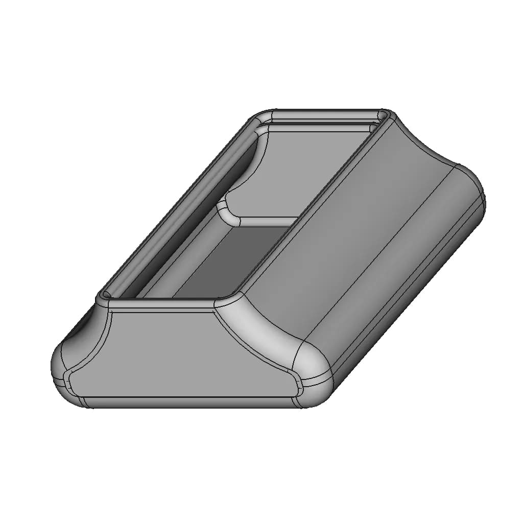 Protection Caps Tcs254.318 (Moldable) | High-Quality CAD Model_60_30_degree_snapshot