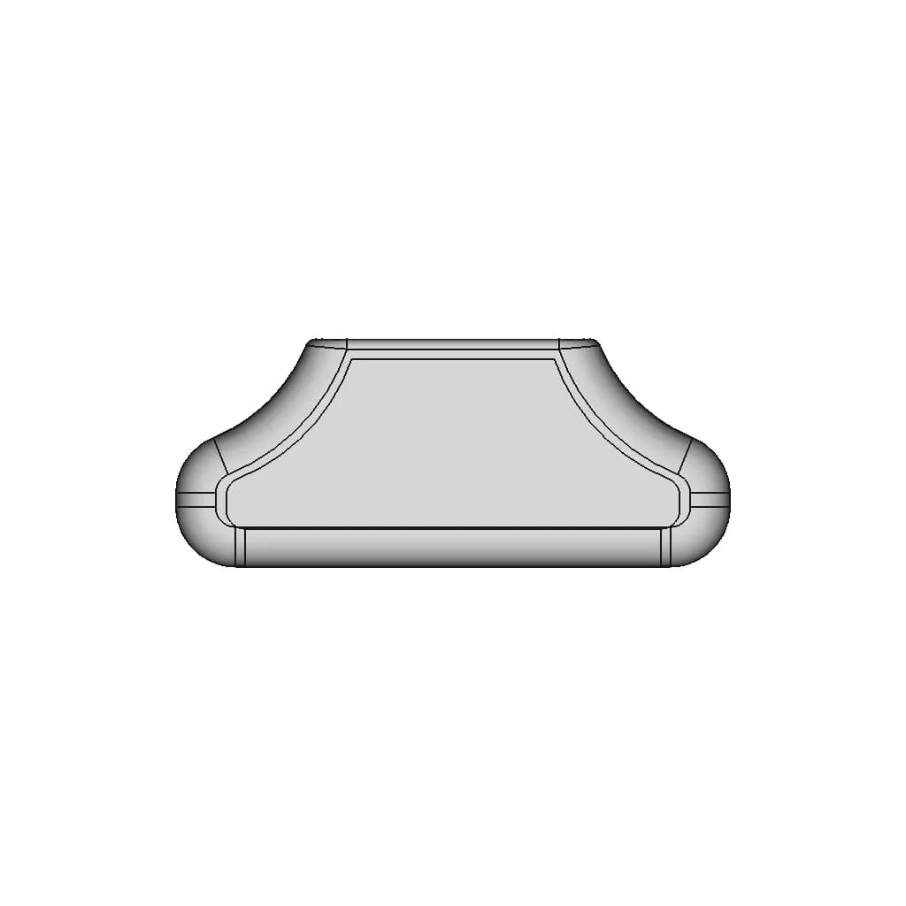 Protection Caps Tcs254.318 (Moldable) | High-Quality CAD Model_90_0_degree_snapshot