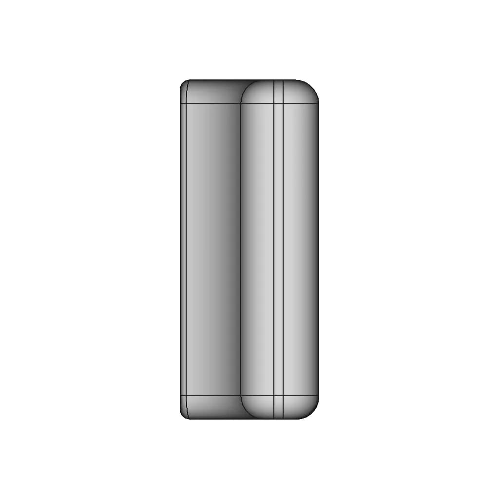 Protection Caps Tcs254.254 (Moldable) | High-Quality CAD Model_0_90_degree_snapshot