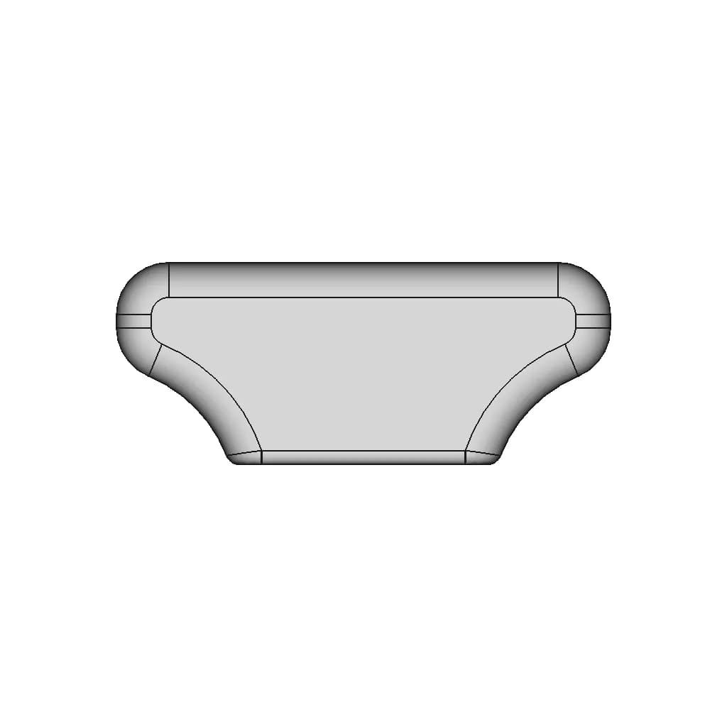 Protection Caps Tcs254.254 (Moldable) | High-Quality CAD Model_270_0_degree_snapshot