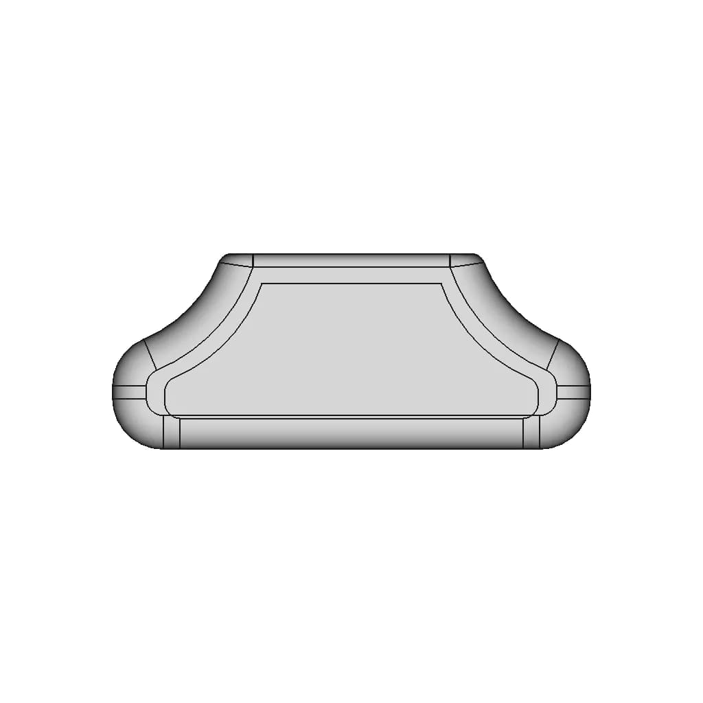 Protection Caps Tcs254.254 (Moldable) | High-Quality CAD Model_90_0_degree_snapshot