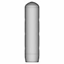 Protection Caps Tcr047.254 (Moldable) - Downloadable CAD Representation_90_0_degree_snapshot