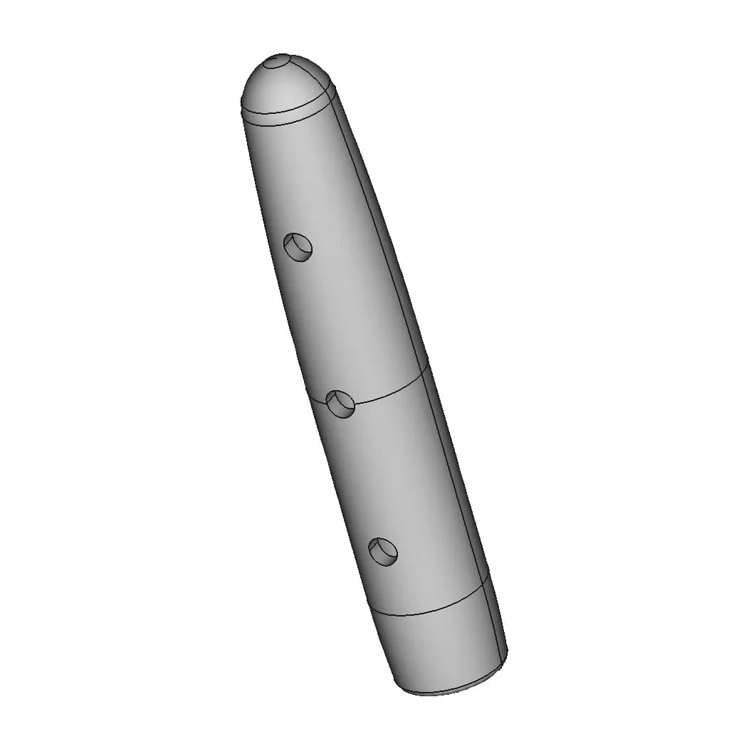 Protection Caps Tcr032.254 (Moldable) | 3D Engineering Design File_60_30_degree_snapshot