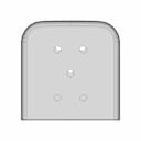 Protection Cap Tcf254.254 (Moldable) | 3D Engineering Design File_270_0_degree_snapshot