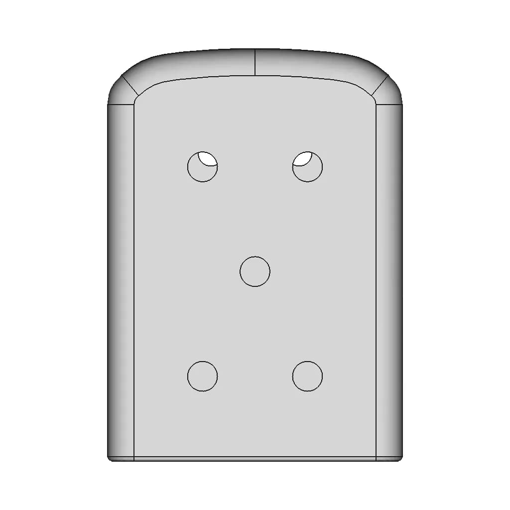 Protection Cap Tcf178.254 (Moldable) | High-Quality CAD Model_270_0_degree_snapshot