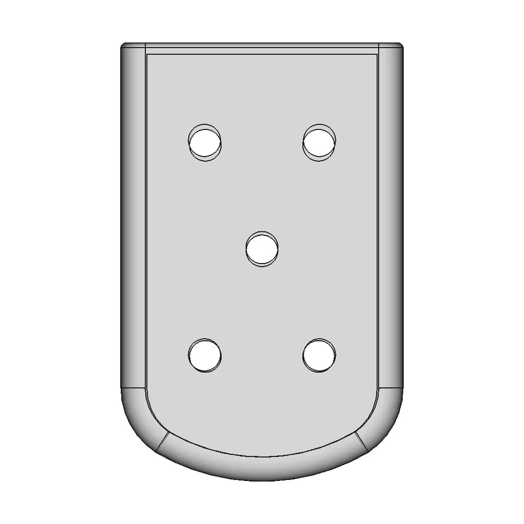 Protection Cap Tcf159.254 (Moldable) - Downloadable CAD Representation_90_0_degree_snapshot
