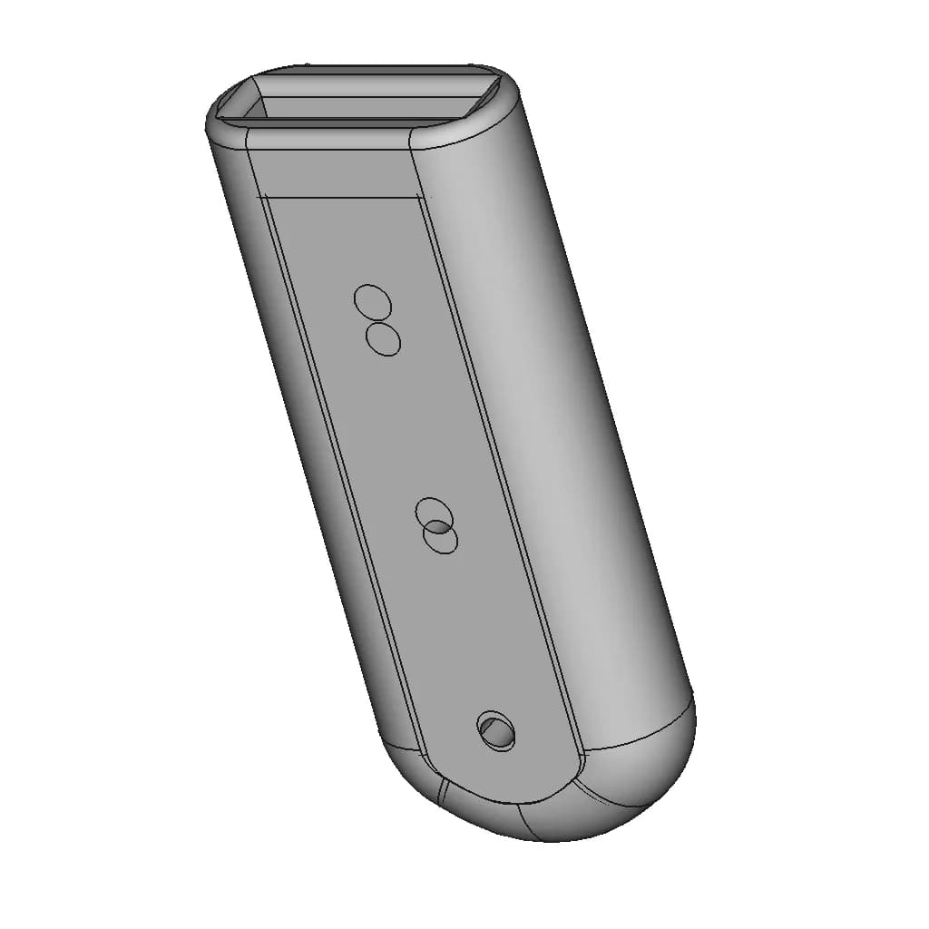 Protection Cap Tcf064.191 (Moldable) - Downloadable CAD Representation_60_30_degree_snapshot