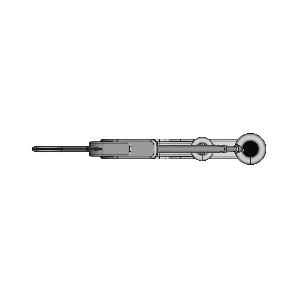 Medical Surgical Clip Lti254 (Moldable) | High-Quality CAD Model_270_0_degree_snapshot
