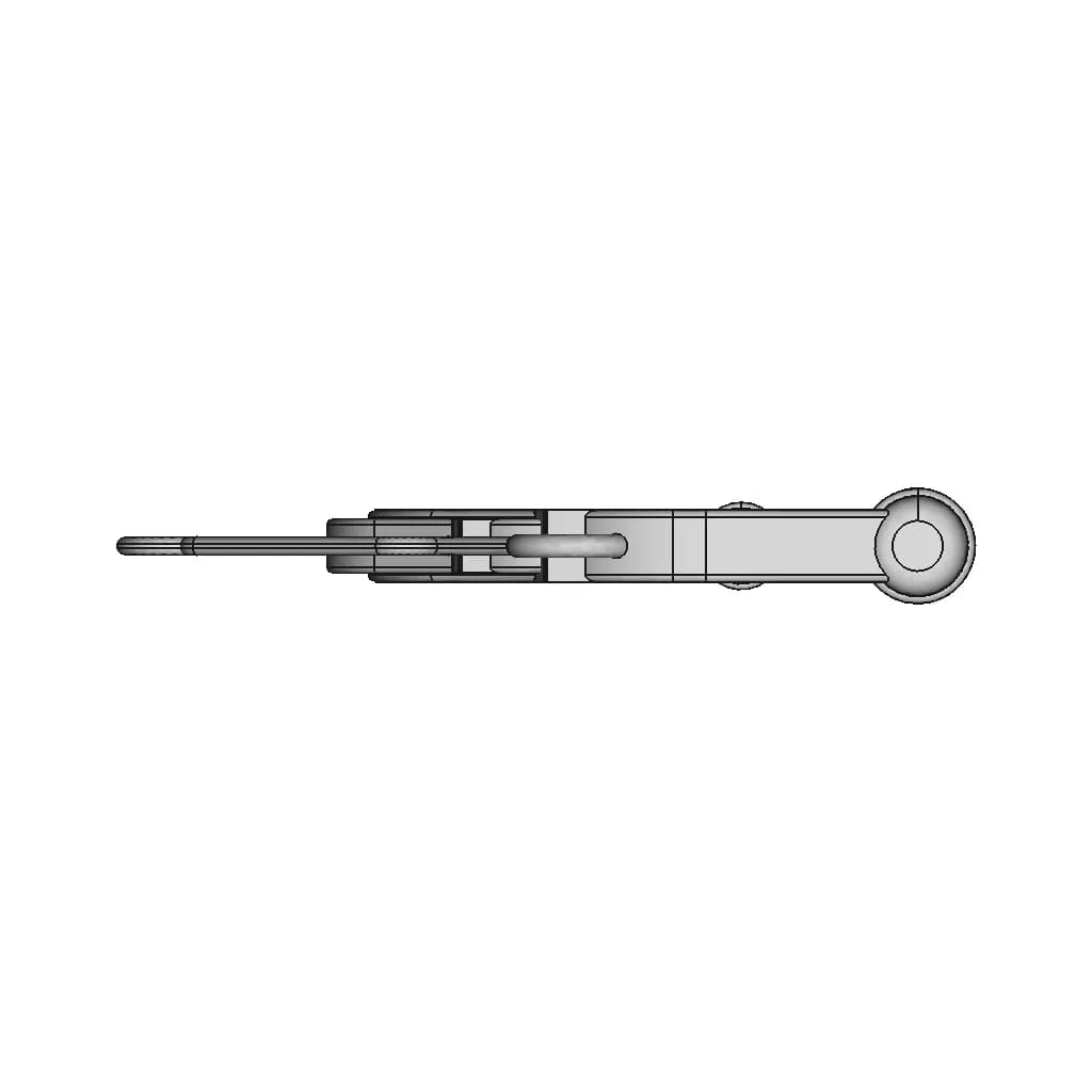 Medical Surgical Clip Lti254 (Moldable) | High-Quality CAD Model_90_0_degree_snapshot