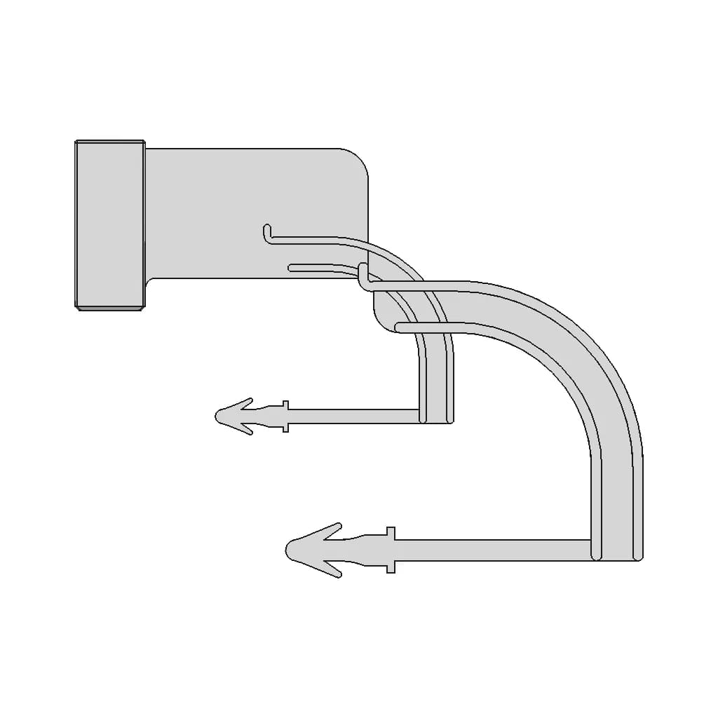 Medical Surgical Clip Ltcs03 (Moldable) | High-Quality CAD Model_270_0_degree_snapshot