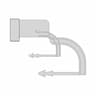 Medical Surgical Clip Ltcs03 (Moldable) | High-Quality CAD Model_270_0_degree_snapshot