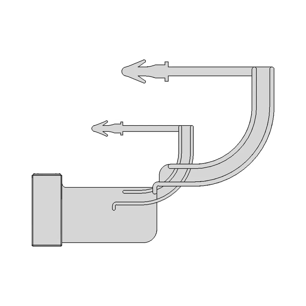 Medical Surgical Clip Ltcs03 (Moldable) | High-Quality CAD Model_90_0_degree_snapshot