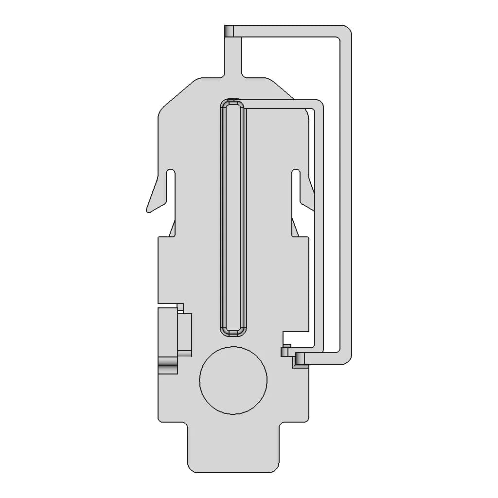 Medical Surgical Clamp Ltc02 (Moldable) | High-Quality CAD Model_0_0_degree_snapshot