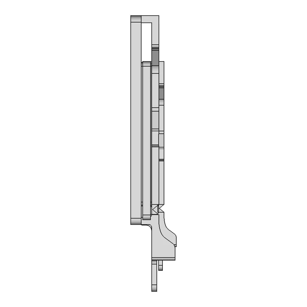 Medical Surgical Clamp Ltc02 (Moldable) | High-Quality CAD Model_0_90_degree_snapshot