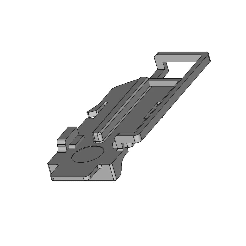Medical Surgical Clamp Ltc02 (Moldable) | High-Quality CAD Model_60_30_degree_snapshot