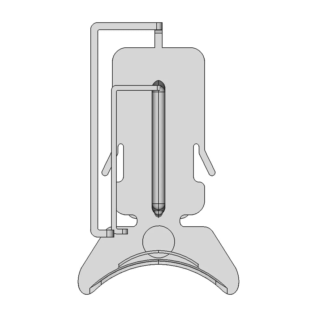 Medical Surgical Clamp Ltcs01 (Moldable) - Downloadable CAD Representation_0_0_degree_snapshot