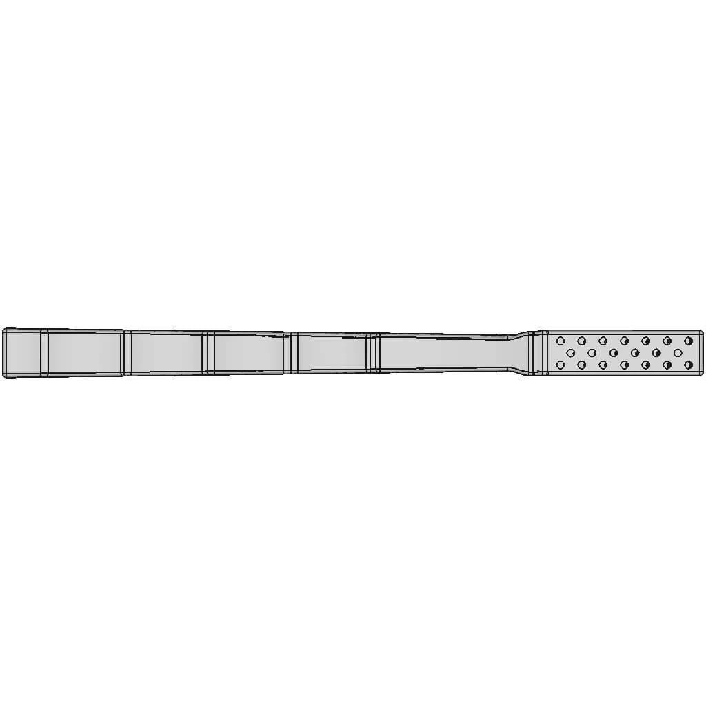 Surgical Cleaning Brush Cbt02 (Moldable) - Downloadable CAD Representation_0_0_degree_snapshot