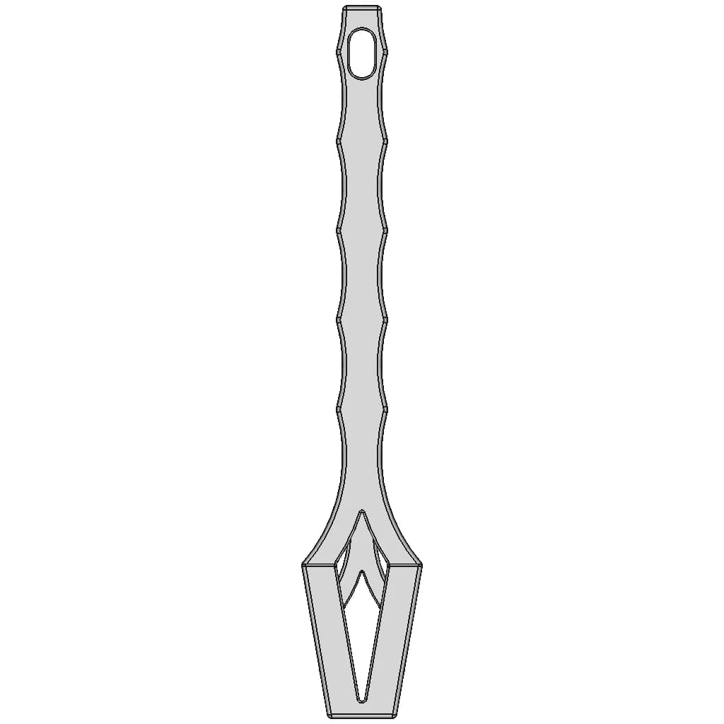 Surgical Cleaning Brush Cbt01 (Moldable) | 3D Engineering Design File_0_0_degree_snapshot