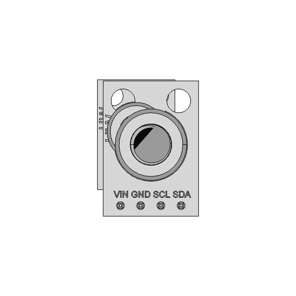 Gy-906 Mlx90614Esf-Dci-000-Sp | High-Quality CAD Model_270_0_degree_snapshot