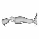 Prosthetic Right Leg - Downloadable CAD Representation_0_90_degree_snapshot