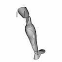 Prosthetic Right Leg - Downloadable CAD Representation_60_30_degree_snapshot