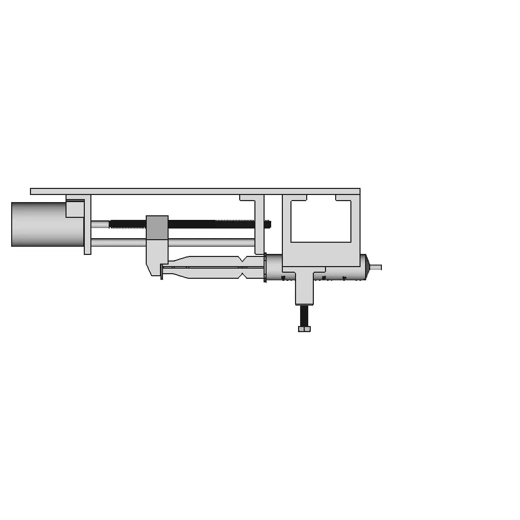 3D Printable Syringe Pump V3 - Downloadable CAD Representation_270_0_degree_snapshot