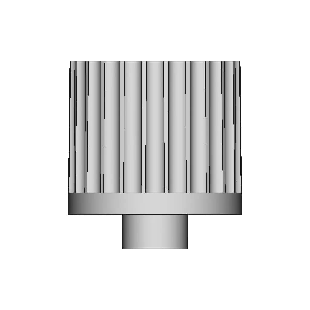 Capillary-Driven 3D Printable Bioreactor For Nasa Challenge - Downloadable CAD Representation_270_0_degree_snapshot