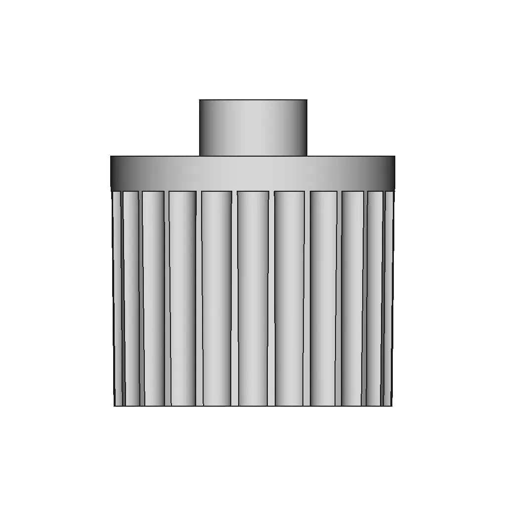 Capillary-Driven 3D Printable Bioreactor For Nasa Challenge - Downloadable CAD Representation_90_0_degree_snapshot