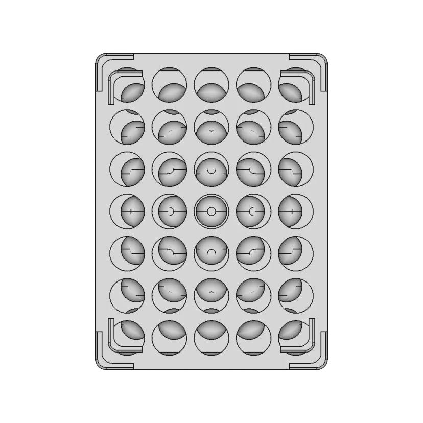 Test Tube Rack - Stojak Na Próbówki - Standard Mechanical Component